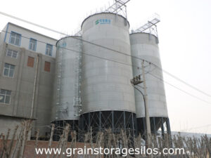 4x520T galvanized grain wheat silos are working well for years