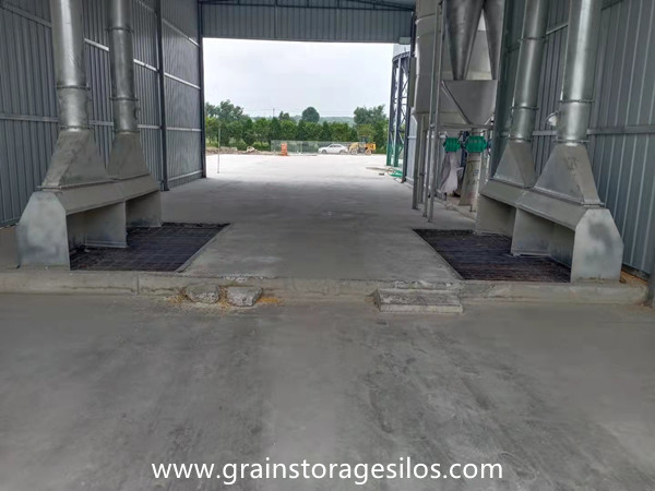 The cleaning system of Gansu Feed Factory is in use.