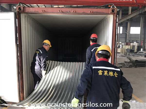 Cone Bottom Silo for Pellet Storage Shipped to Qatar