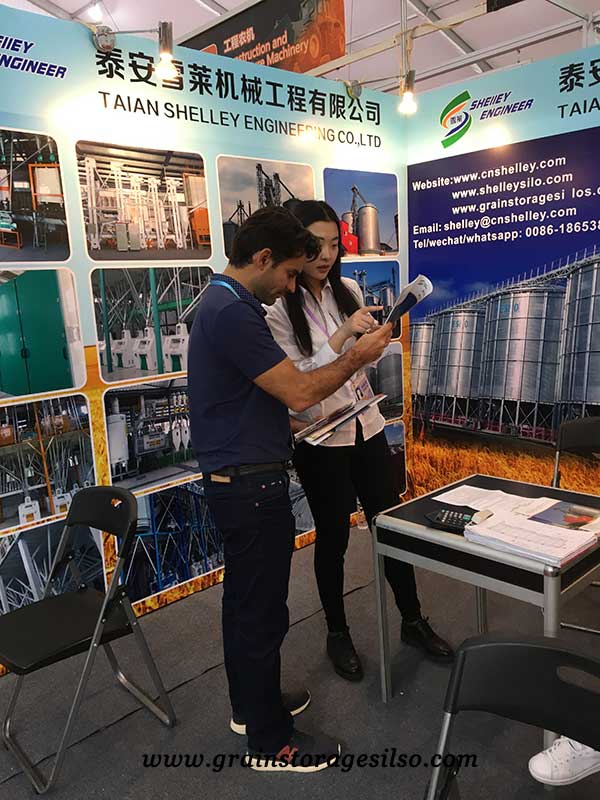 Steel Bins Showed on the 122th Canton fair in Guangzhou