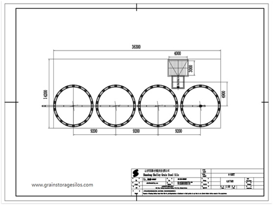 grain storage silos