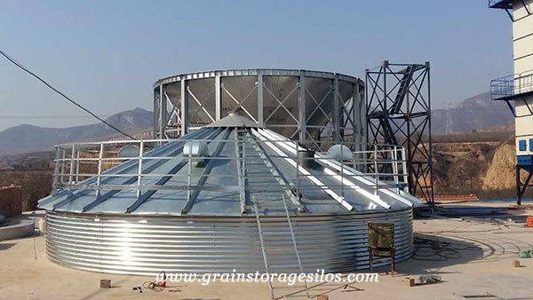 storage silo was been installed in shanxi province