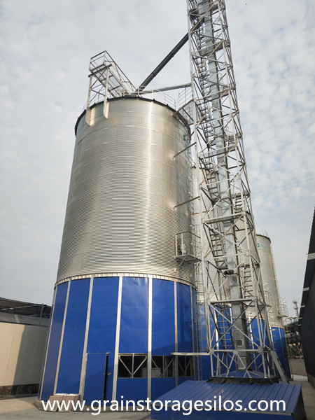 4 Sets 500T Grain Steel Silos are Running Very Well By Now