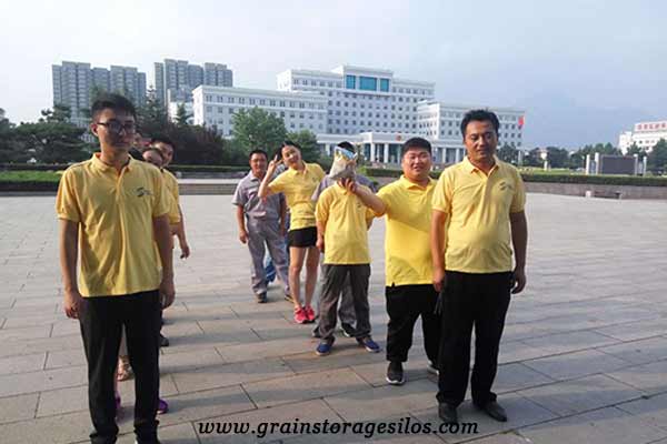 Steel Silo Teamwork Training for Sales Department