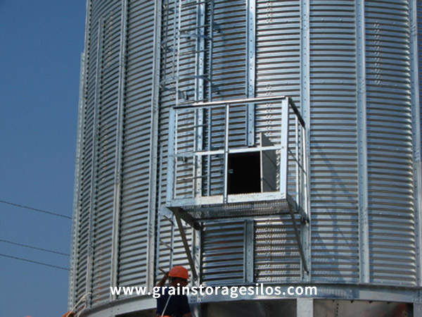 Canadian Steel Silo Installation