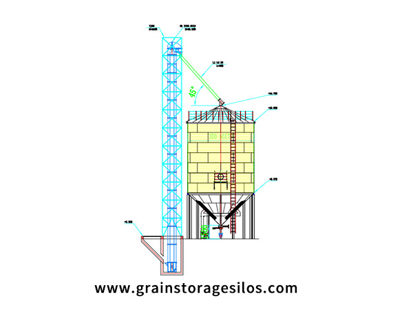 New Zealand Steel Plate Warehouse Project Facade Design Drawing
