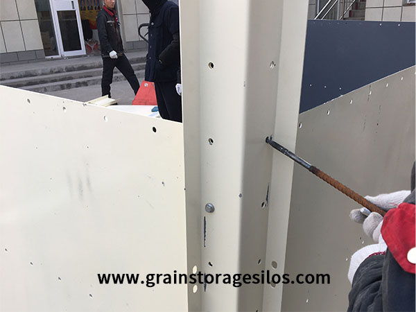 Square Grain Steel Plate Silo