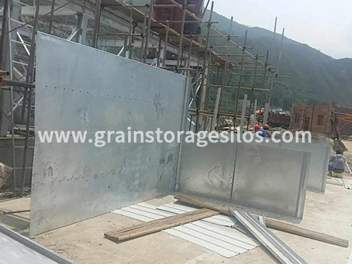 Steel square silo project in China
