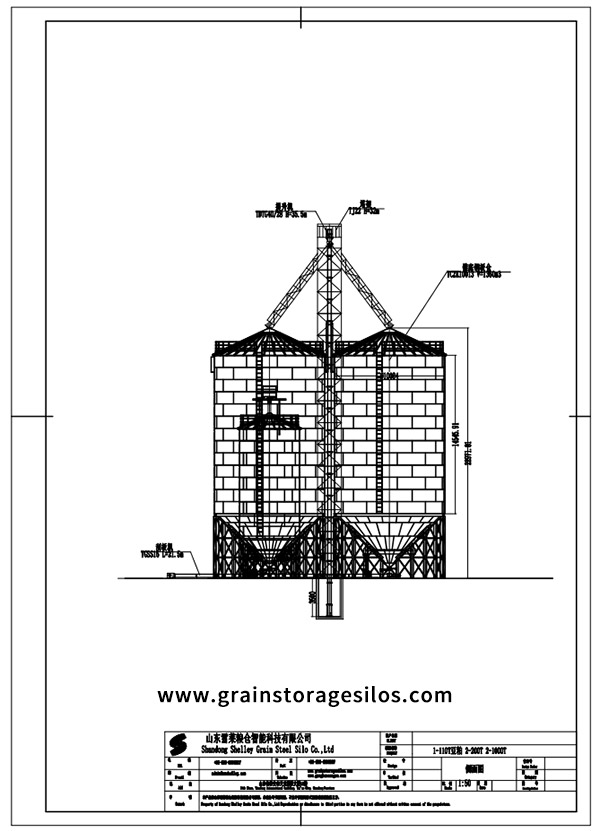 1000 Ton Steel Plate Warehouse Single Warehouse Drawing