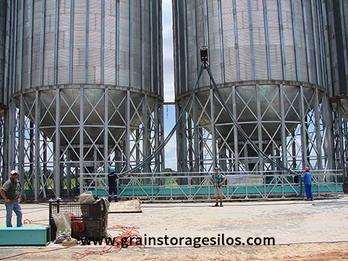 Wheat,Maize,Sorghum,Soybean Steel Silos Run in South Africa