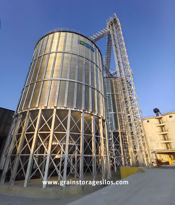 1500 Tons Cone Bottom Steel Silo
