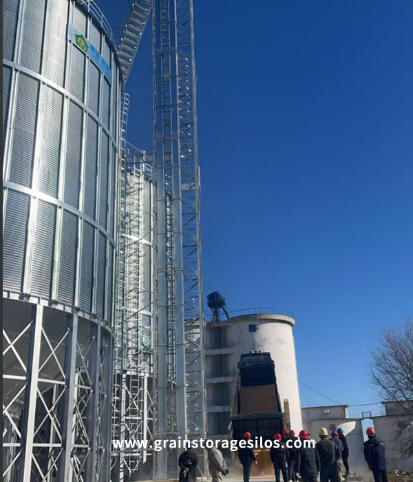 1500 Tons Steel Silo Acceptance
