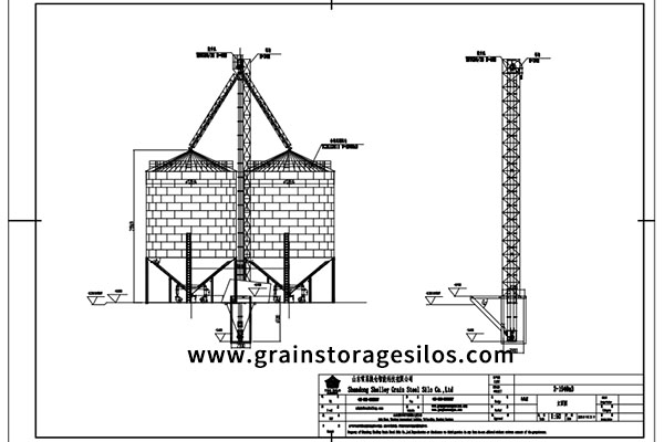 Steel Silo Operation Drawing