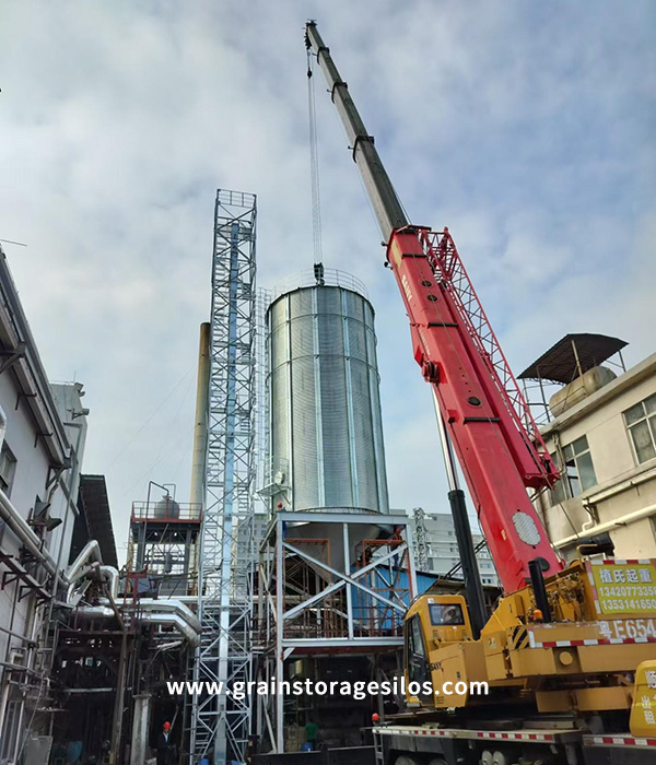 1-200 Tons Biomass Pellet Silo Picture-3