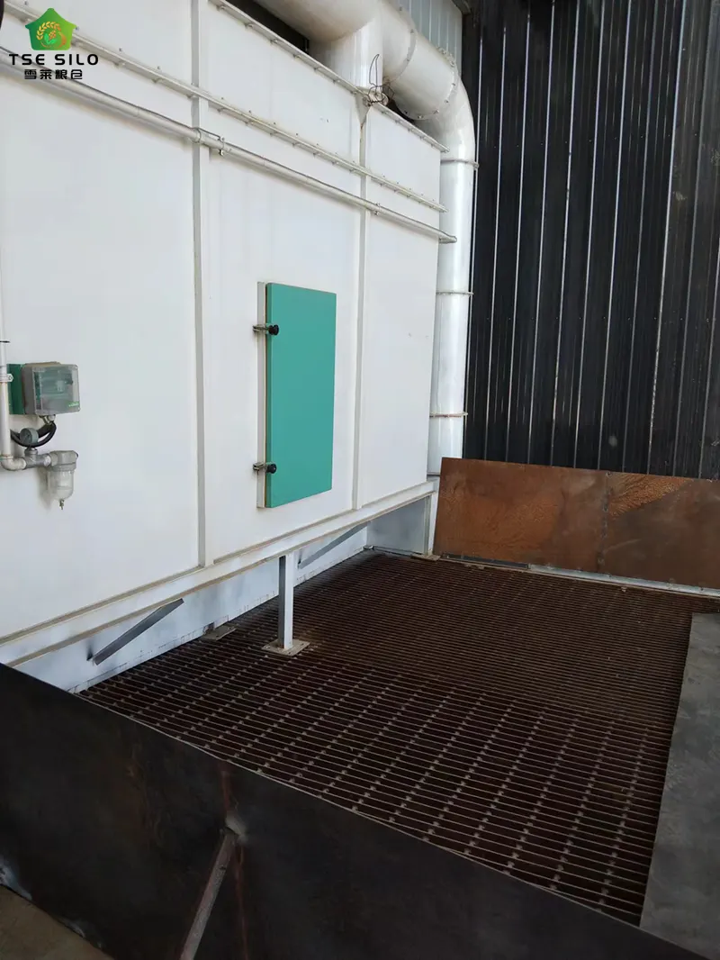 Grain Steel Silo Feed Port