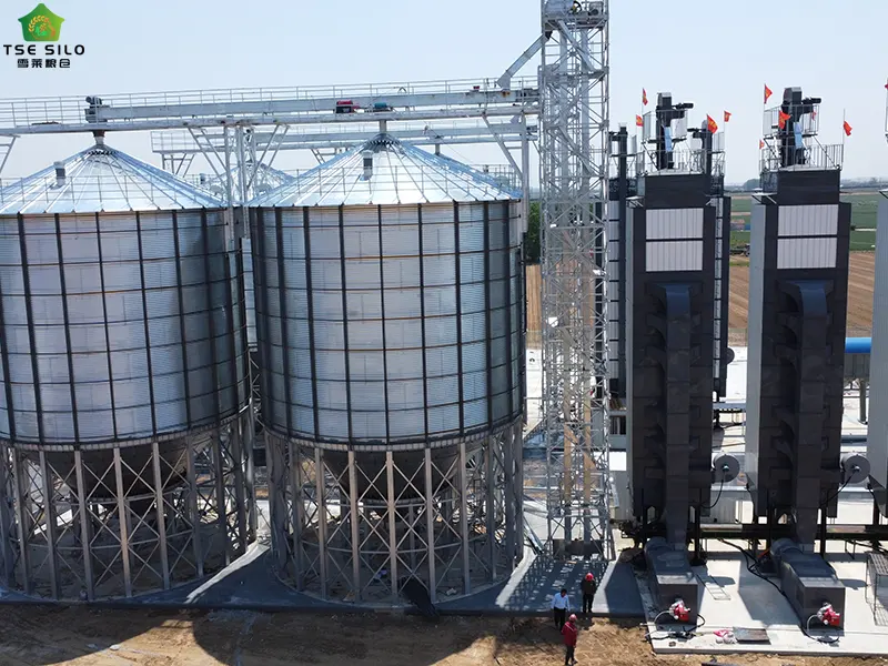 4-1200 Tons Grain Steel Silo