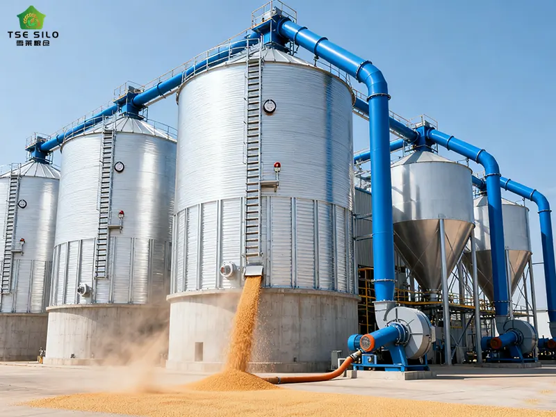 Steel Silo Pneumatic Conveying System