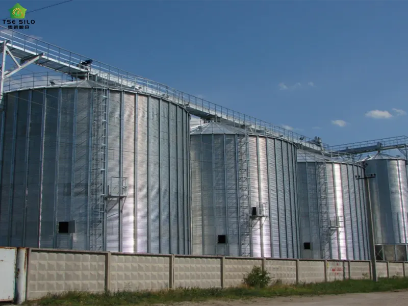 Large Flat Bottom Steel Silo