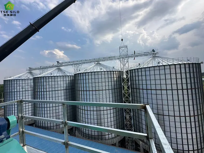 4-3000 Tons Grain Steel Silo