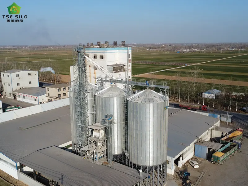 Feed Steel Silo In Operation Feed Steel Silo In Operation