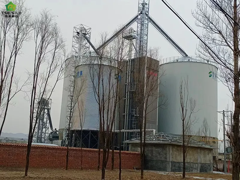 Large Insulated Steel Grain Silos