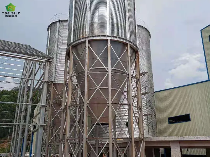 Small Cone-Bottom Steel Silo