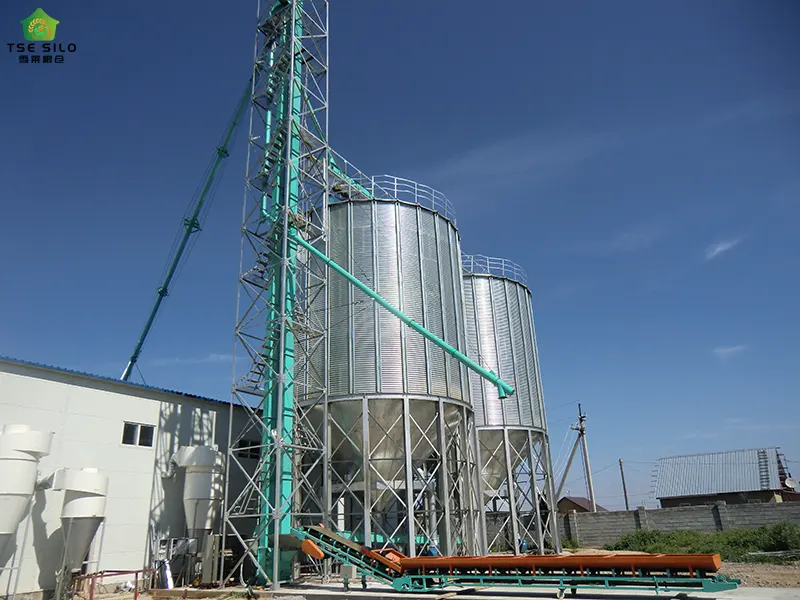 2-500 Ton Wheat Steel Silos