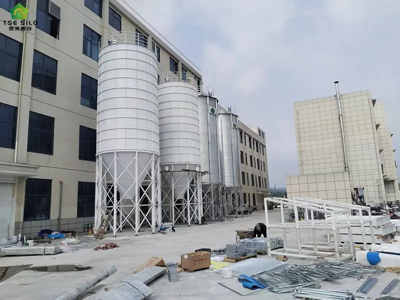 4-800 Ton Steel Grain Silos