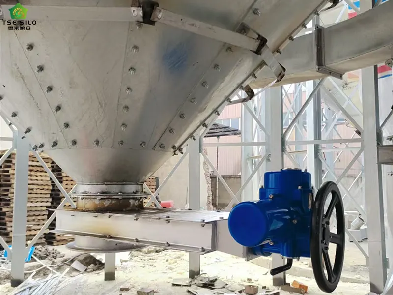 Grain Steel Silo Drying Equipment Installation Grain Steel Silo Drying Equipment Installation
