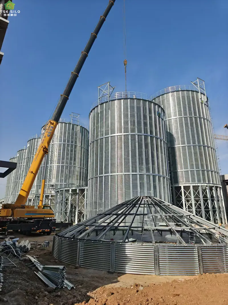 Cleaning of Ventilation Systems in Flat-Bottomed Steel Silos