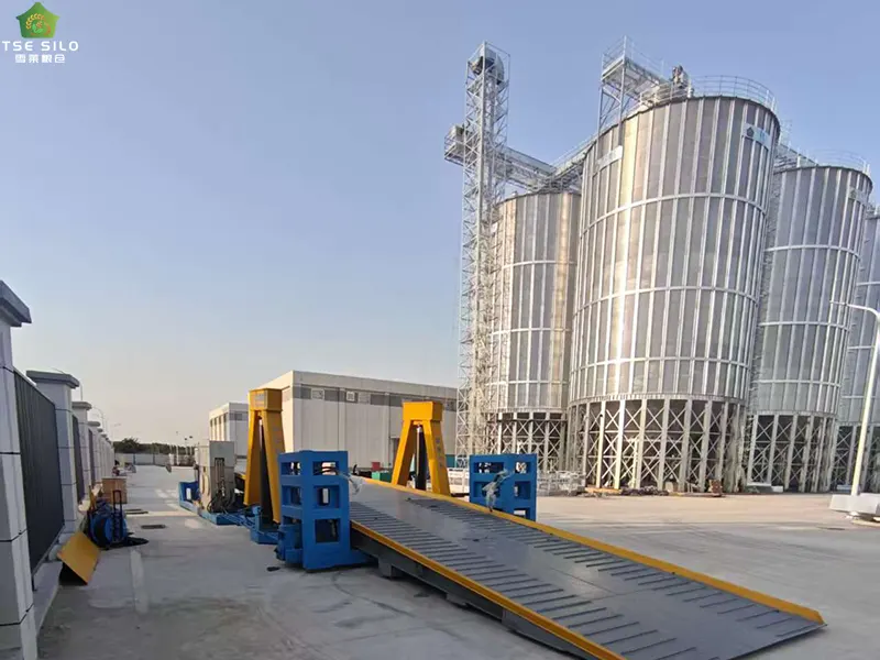 Steel Silos Are Being Prepared for Grain Storage