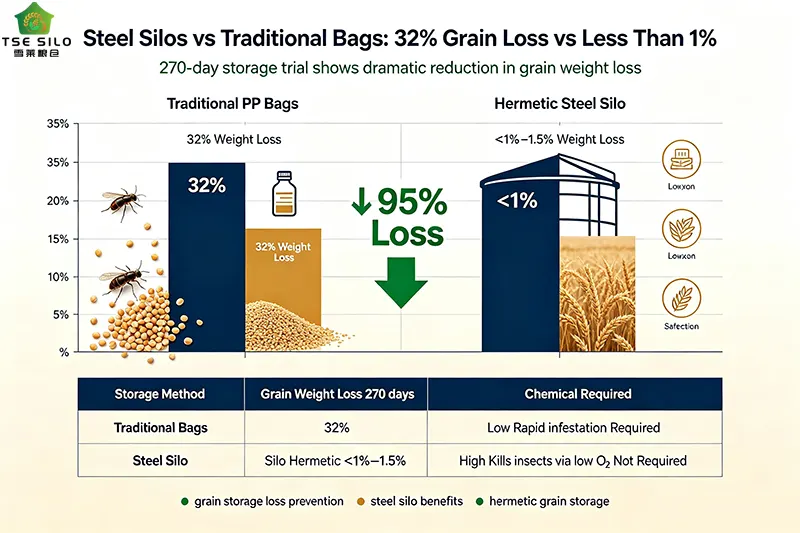 Steel Silos vs Traditional Bags Steel Silos vs Traditional Bags