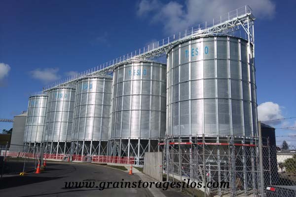 grain storage silo new zealand of shelley engineering