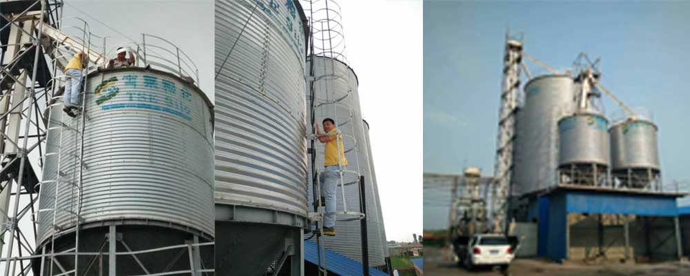 routine inspection and maintenance of steel silos for shanxi customer