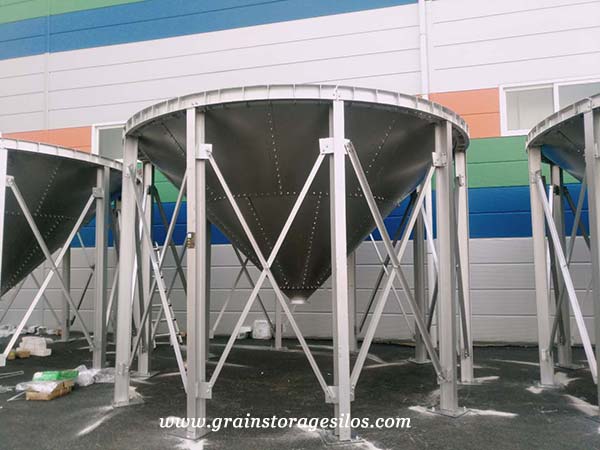 rice storage bins installation in south korea